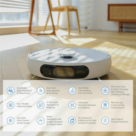 Robot aspirateur intelligent Ezviz CS-RS2-TWT2 5200 mAh