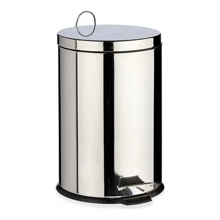 Corbeille à papier Berilo B0010-20L B0010-20L Argenté Acier inoxydable Acier Plastique 20 L