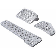 Pédales OMP OA/1010 Aluminium Long 3 Pièces