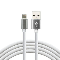 Câble USB-C vers Lightning EverActive CBS-1IW Blanc 1 m
