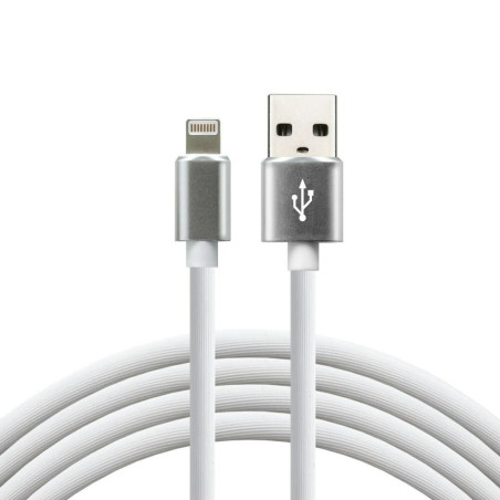 Câble USB-C vers Lightning EverActive CBS-1IW Blanc 1 m