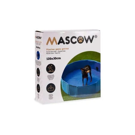 Piscine Démontable Mascow TOY210715M TOY210715M Bleu 120 x 30 x 120 cm Animaux de compagnie