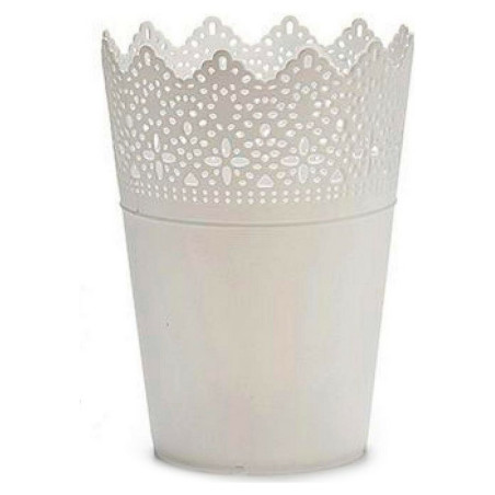 Cache-pot Ibergarden Blanc Plastique 15 x 18 x 15 cm