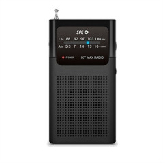 Radio SPC Internet 4588N ICY MAX Noir Tuner AM/FM