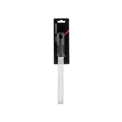Gratoir Kinvara 81220 Noir Argenté Argent Acier inoxydable polypropylène Plastique Acier inoxydable/Bois 7 x 34,5 x 3,5 cm 3,5 x