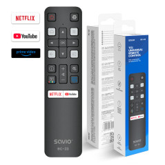 Télécommande Universelle Savio RC-23 Noir